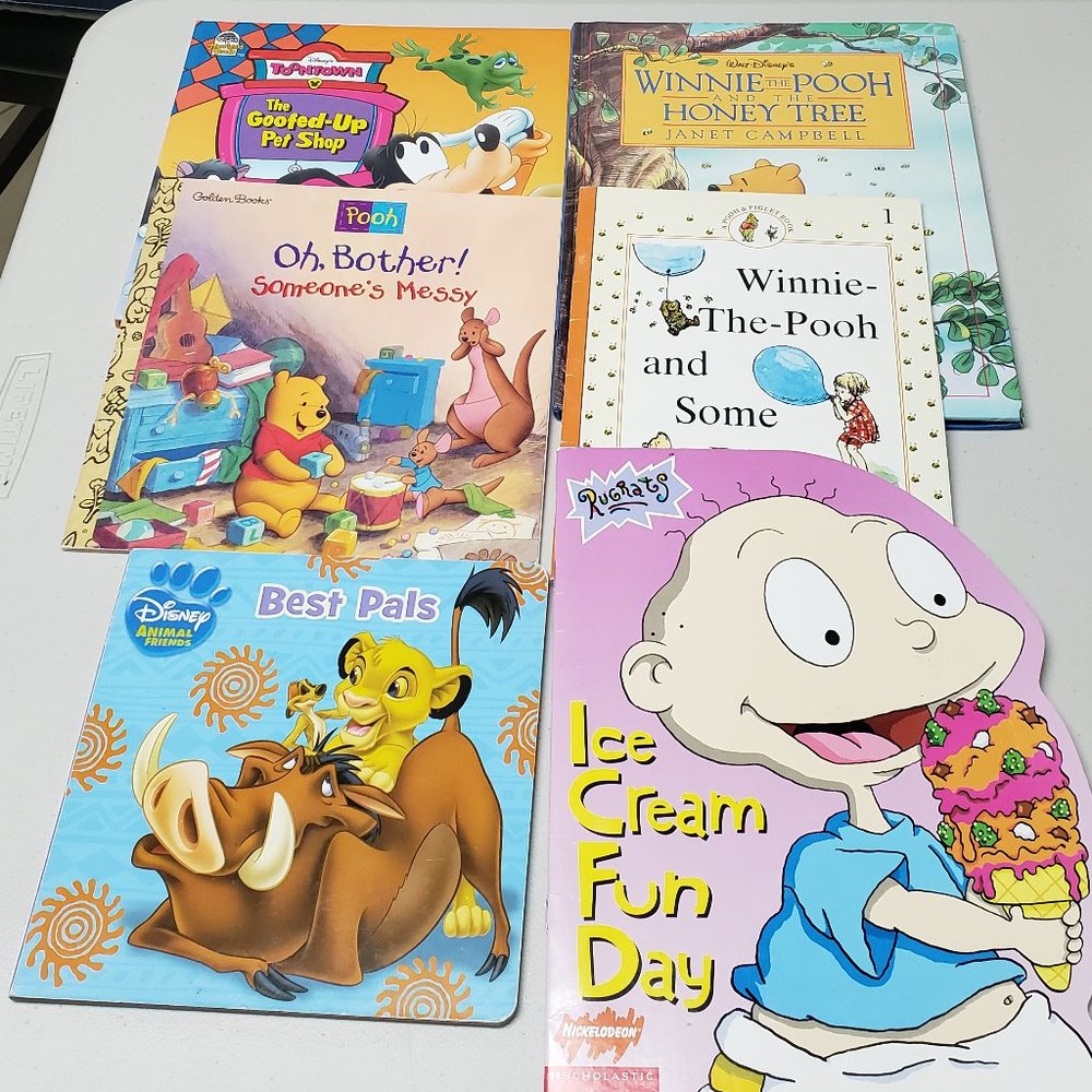 Children's Books- Disney, Winnie the Pooh, Rugrats